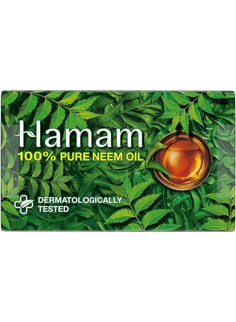 Hamam Neem Tulsi And Aloe Vera Soap 150gx4Pcs - Image 2